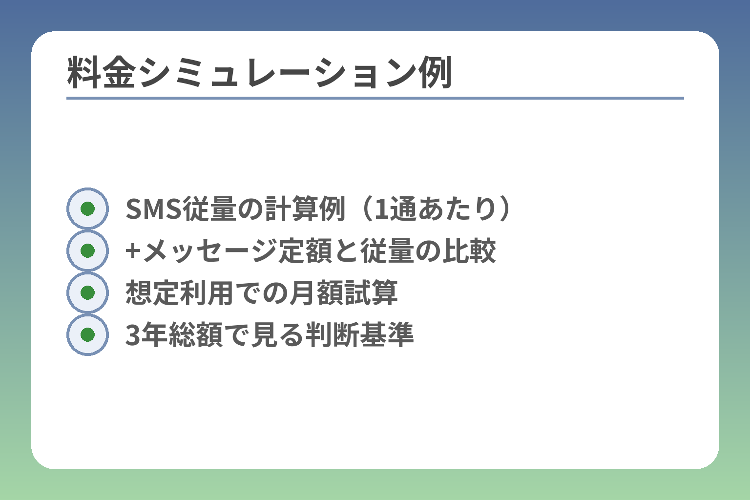 料金シミュレーション例